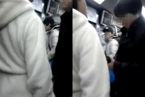 Video of woman slapping a man on line 4 of the Seoul Metro system goes viral